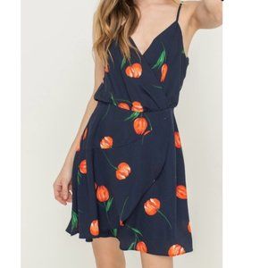 NEW Tulip Wrap Dress M All In Favor Nordstrom Size L